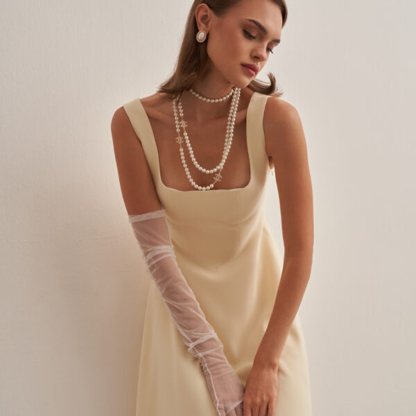 AÉMA DRESS 'SS26 BUTTERYELLOW